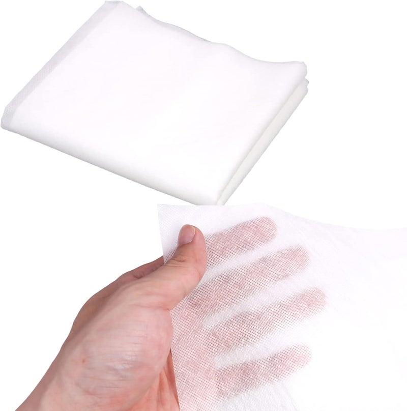 DGQ Wash-Away Water Soluble Stabilizer 10" x 3 Yard Light Weight Non Woven Wash Away Machine Embroidery Topping Embroidery Stabilizer Backing for Sewing Craft - Image 1